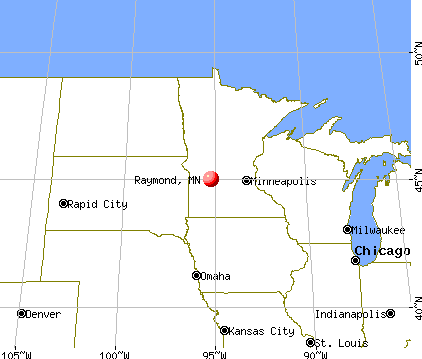 Raymond, Minnesota map