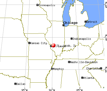 St. Jacob, Illinois map