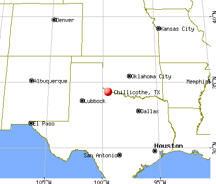 Chillicothe, Texas map
