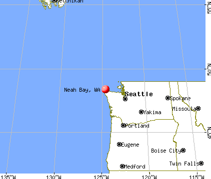 Neah Bay, Washington map