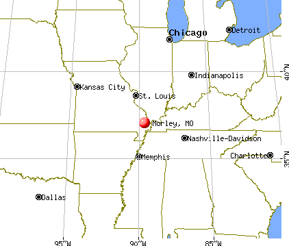 Morley, Missouri map