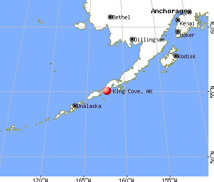 King Cove, Alaska map