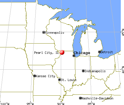 Pearl City, Illinois map