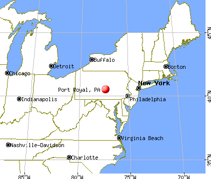 Port Royal, Pennsylvania map