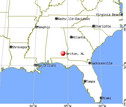 Ariton, Alabama map