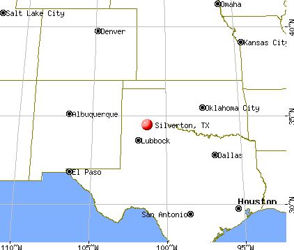 Silverton, Texas map