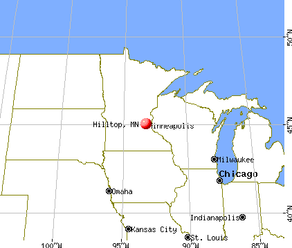 Hilltop, Minnesota map