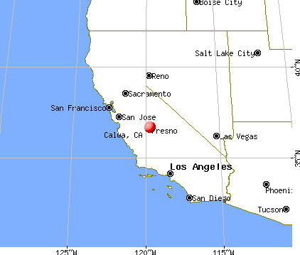 Calwa, California map