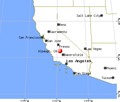 Alpaugh, California map