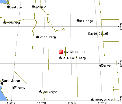 Paradise, Utah map