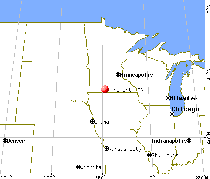 Trimont, Minnesota map
