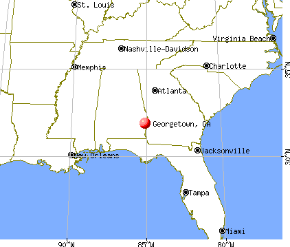 Georgetown, Georgia map