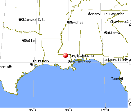 Tangipahoa, Louisiana map