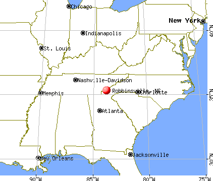 Robbinsville, North Carolina map