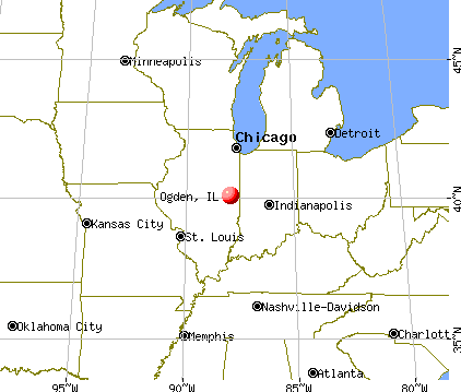 Ogden, Illinois map