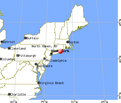North Haven, New York map