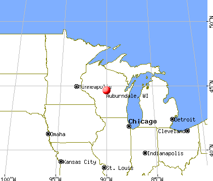 Auburndale, Wisconsin map