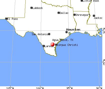 Agua Dulce, Texas map