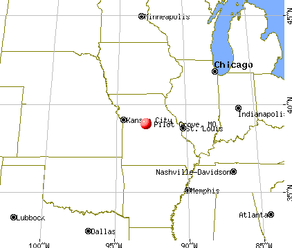 Pilot Grove, Missouri map