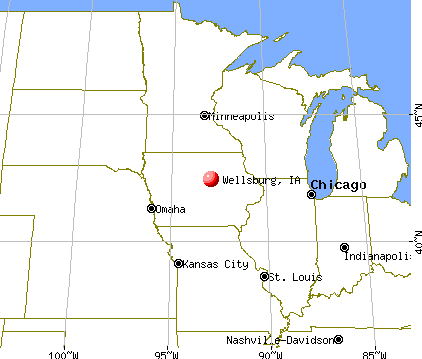 Wellsburg, Iowa map