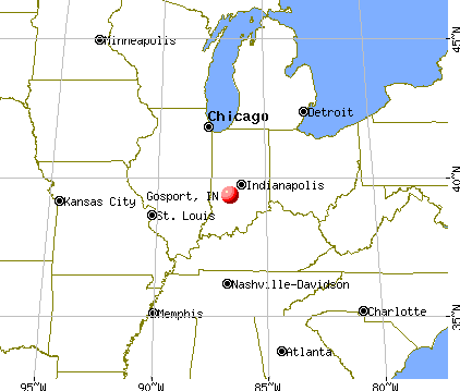 Gosport, Indiana map