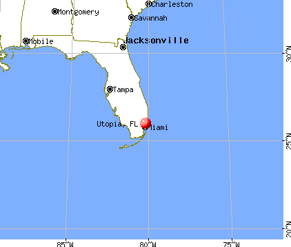 Utopia, Florida map