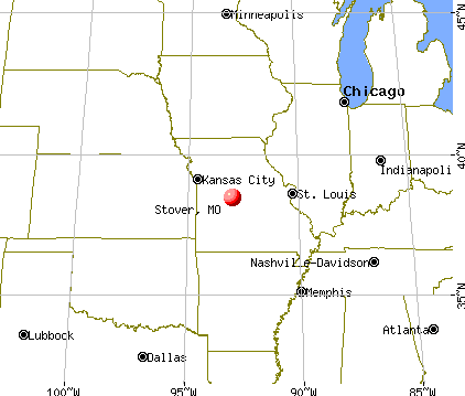 Stover, Missouri map