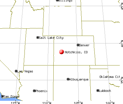 Hotchkiss, Colorado map