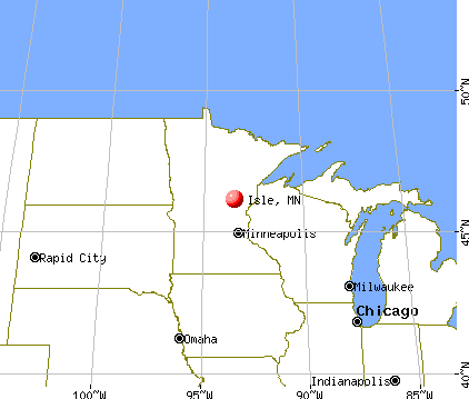 Isle, Minnesota map