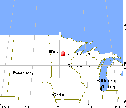 Lake Shore, Minnesota map