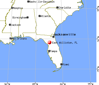 East Williston, Florida map
