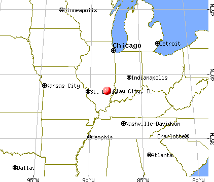 Clay City, Illinois map