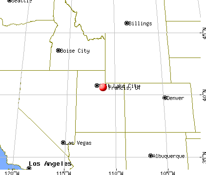 Francis, Utah map