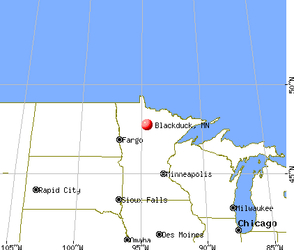 Blackduck, Minnesota map