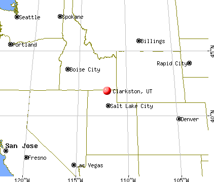 Clarkston, Utah map