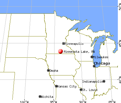 Minnesota Lake, Minnesota map