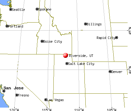Riverside, Utah map