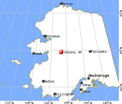 Galena, Alaska map
