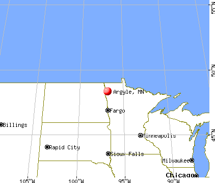 Argyle, Minnesota map