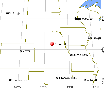 Alda, Nebraska map