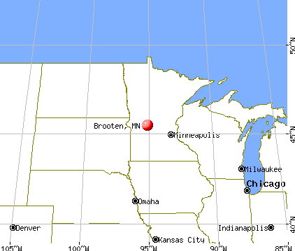 Brooten, Minnesota map