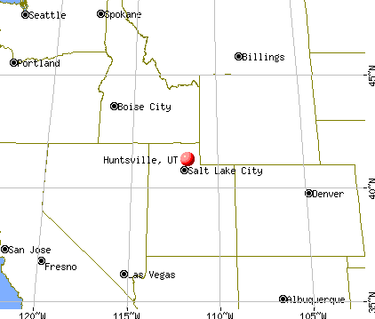 Huntsville, Utah map