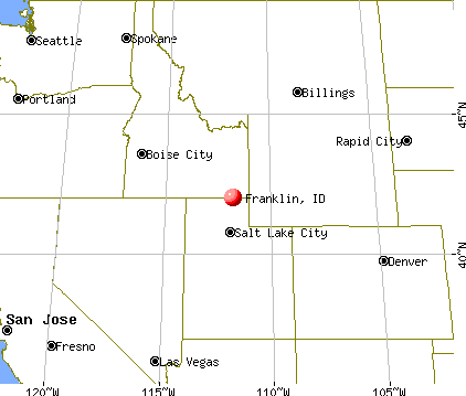 Franklin, Idaho map