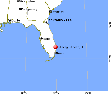 Stacey Street, Florida map