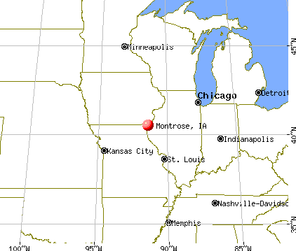 Montrose, Iowa map