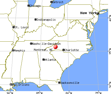 Montreat, North Carolina map