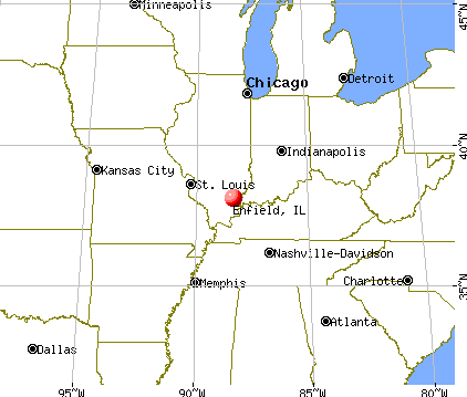 Enfield, Illinois map