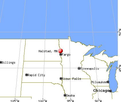 Halstad, Minnesota map