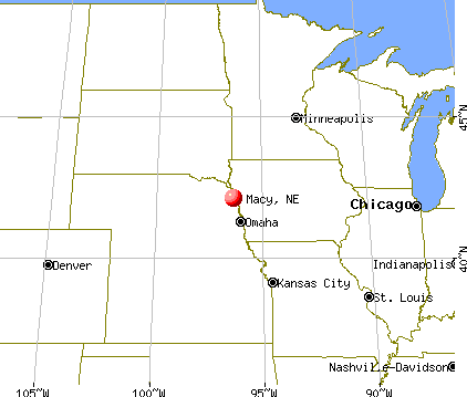 Macy, Nebraska (NE 68039) profile: population, maps, real estate ...