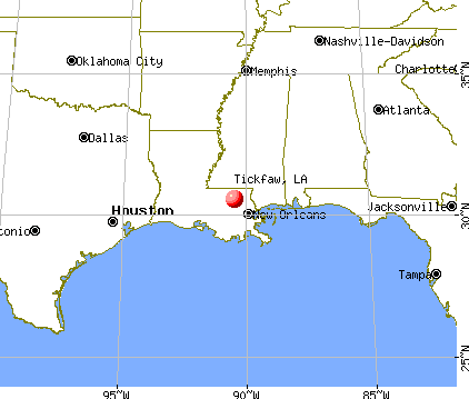 Tickfaw, Louisiana map
